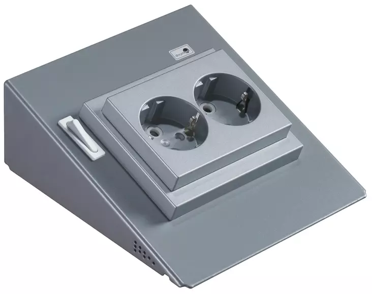 Pro Power Plus ALUMIINI - Monitoimipistorasia valokatkaisijalla - 240 - 1