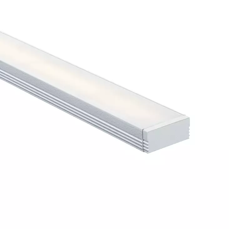 Ecolight VALKOINEN 125 m profiili, ei sis led-nauhaa. - Ecolight Profiili ja linssi - 853 - 1