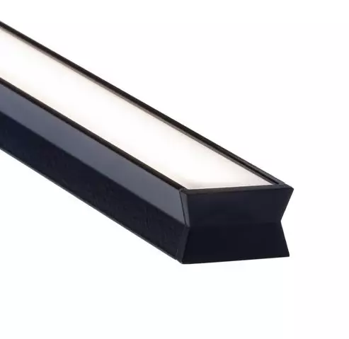 Diamond MUSTA profiili 300 cm. Ei sis. led-nauhaa. - Diamond profiili ja linssi - 397 - 1